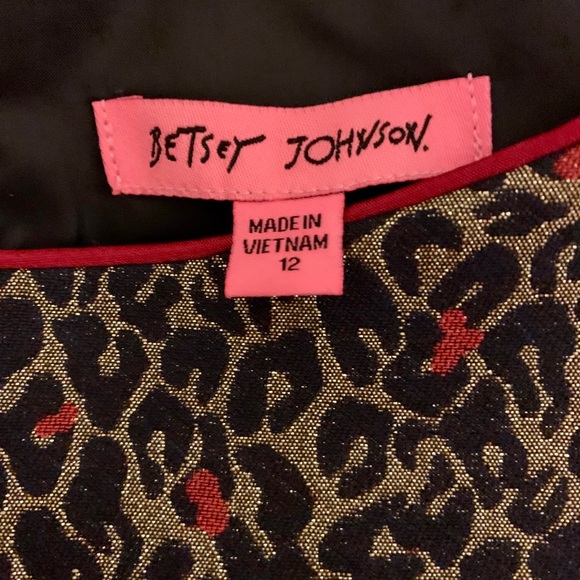 Betsey Johnson Leopard Print Mini Dress - Picture 3 of 4